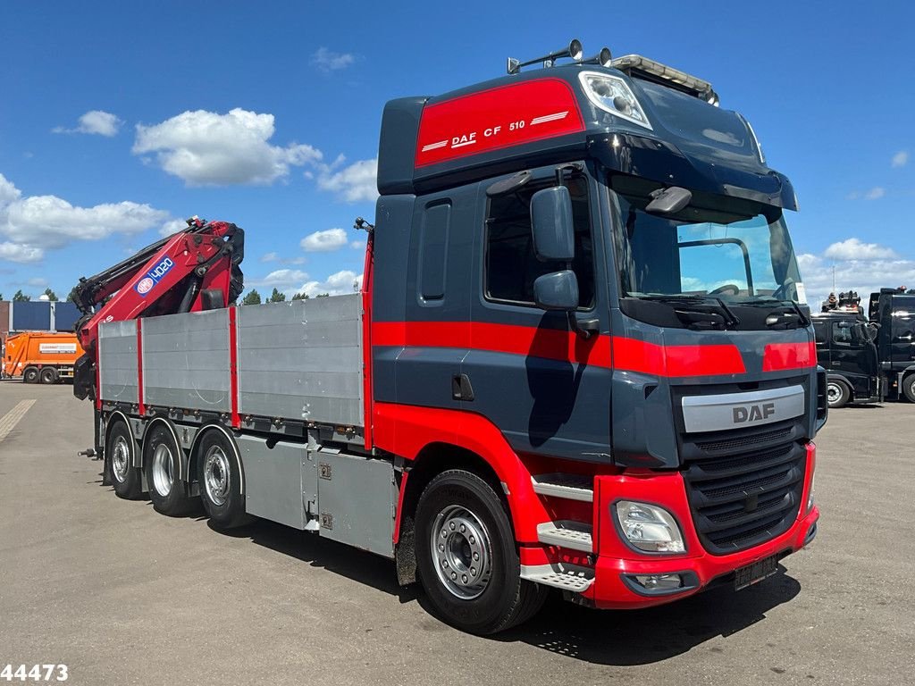 LKW van het type DAF FAQ CF 510 8x2 Euro 6 HMF 40 Tonmeter laadkraan + Fly-JIb, Gebrauchtmaschine in ANDELST (Foto 7)