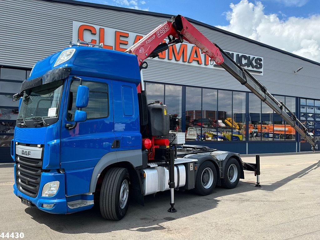 LKW del tipo DAF FAT 85.510 6x4 Euro 6 Retarder Fassi 36 Tonmeter laadkraan, Gebrauchtmaschine en ANDELST (Imagen 1)