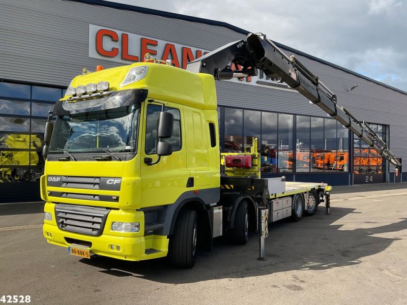 LKW Türe ait DAF FAX 85 CF 460 8x2 HMF 60 Tonmeter laadkraan, Gebrauchtmaschine içinde ANDELST