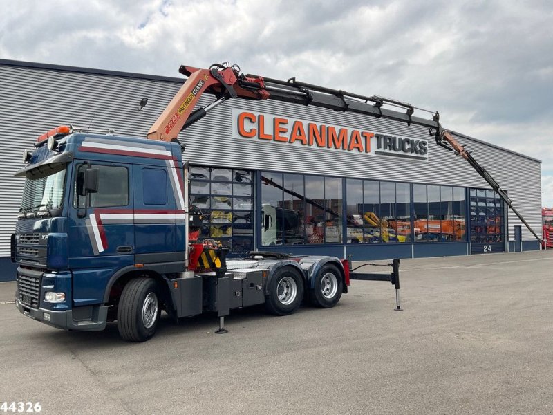 LKW des Typs DAF FTS 95 XF 480 Manual Palfinger 36 Tonmeter laadkraan + Fly-Jib, Gebrauchtmaschine in ANDELST