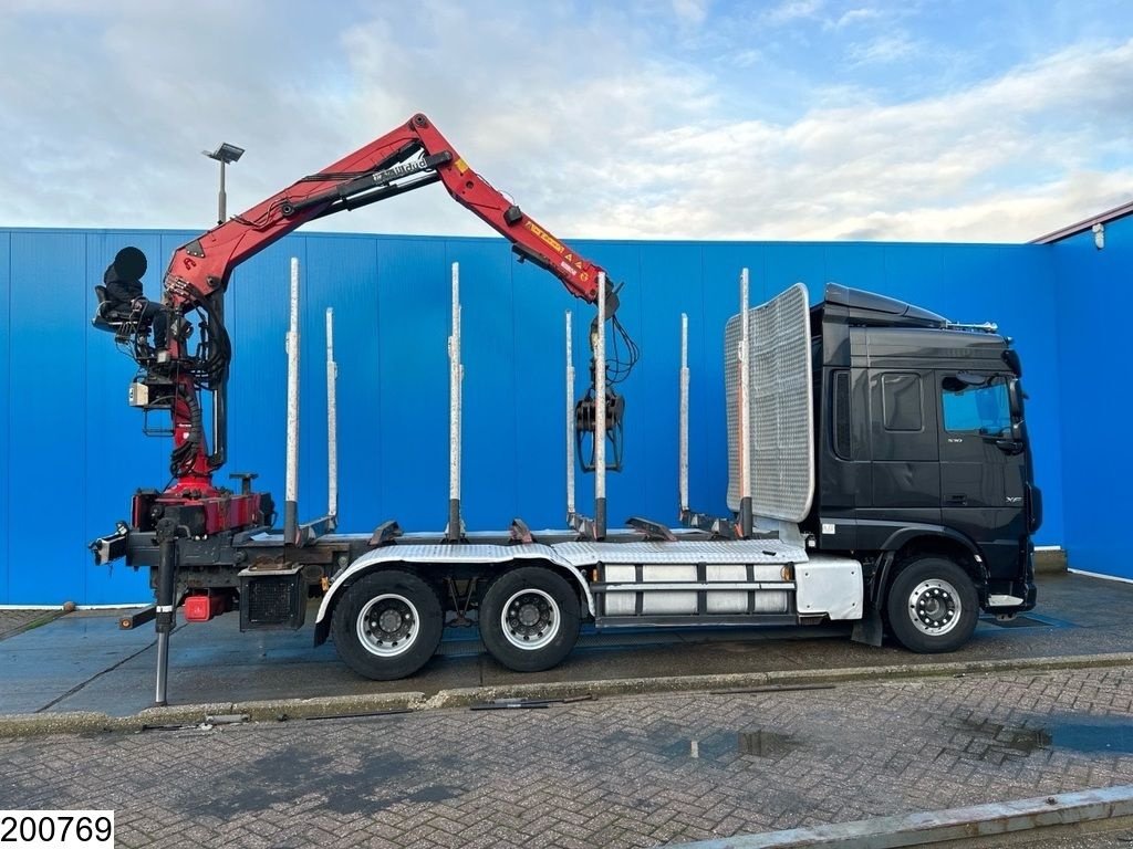 LKW типа DAF XF 530 6x4, Wood transport, Retarder, Loglift ET450, Gebrauchtmaschine в Ede (Фотография 7)