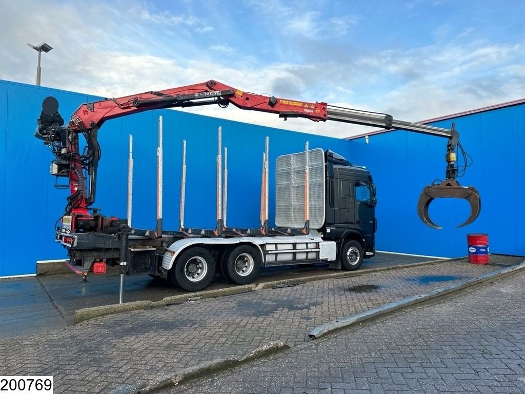 LKW of the type DAF XF 530 6x4, Wood transport, Retarder, Loglift ET450, Gebrauchtmaschine in Ede (Picture 9)