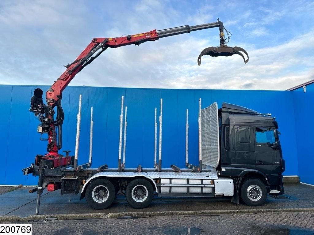 LKW tip DAF XF 530 6x4, Wood transport, Retarder, Loglift ET450, Gebrauchtmaschine in Ede (Poză 5)