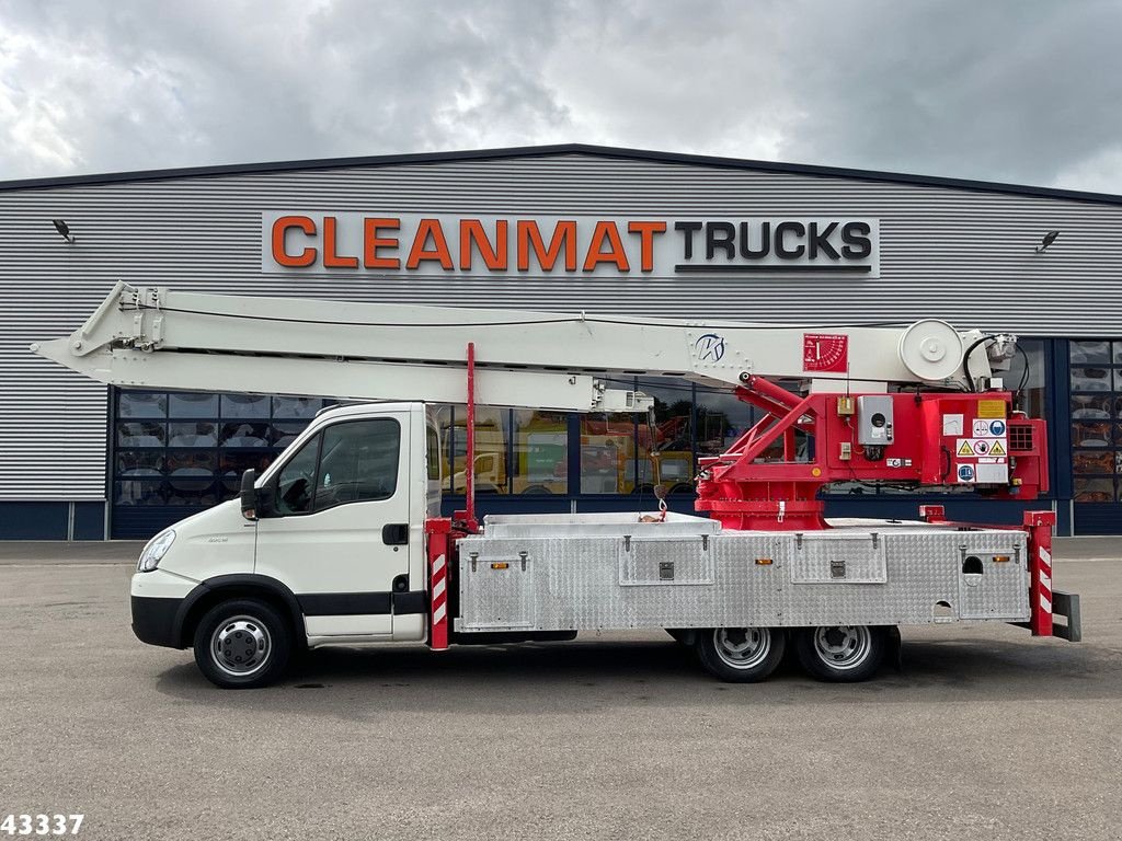 LKW del tipo Iveco Daily 40C15 30 Meter Dachdecker Kran + Fly-Jib, Gebrauchtmaschine en ANDELST (Imagen 4)