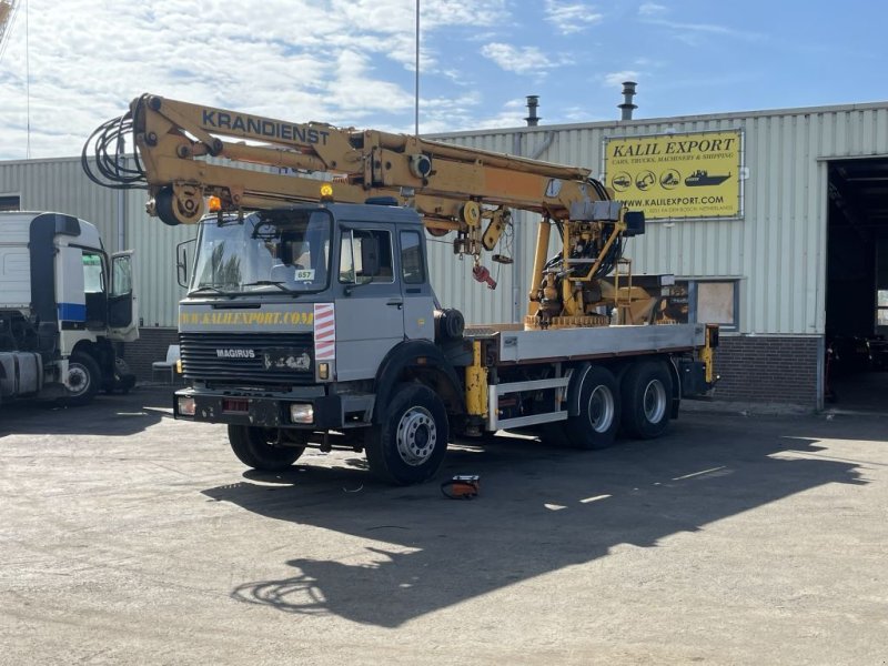 LKW of the type Iveco Magirus 265M26 Effer DECO 39 Crane with Joystick 6x4 Good Condit, Gebrauchtmaschine in 'S-Hertogenbosch (Picture 1)