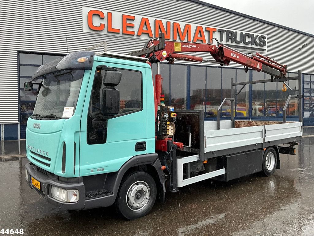 LKW du type Iveco ML80E18 Euro 5 Amco Veba 9 Tonmeter laadkraan Just 176.584 km!, Gebrauchtmaschine en ANDELST (Photo 1)