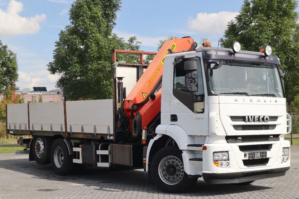 LKW van het type Iveco Stralis 420 6X2 EURO 5 PALFINGER PK22002-EH, Gebrauchtmaschine in Marknesse (Foto 7)