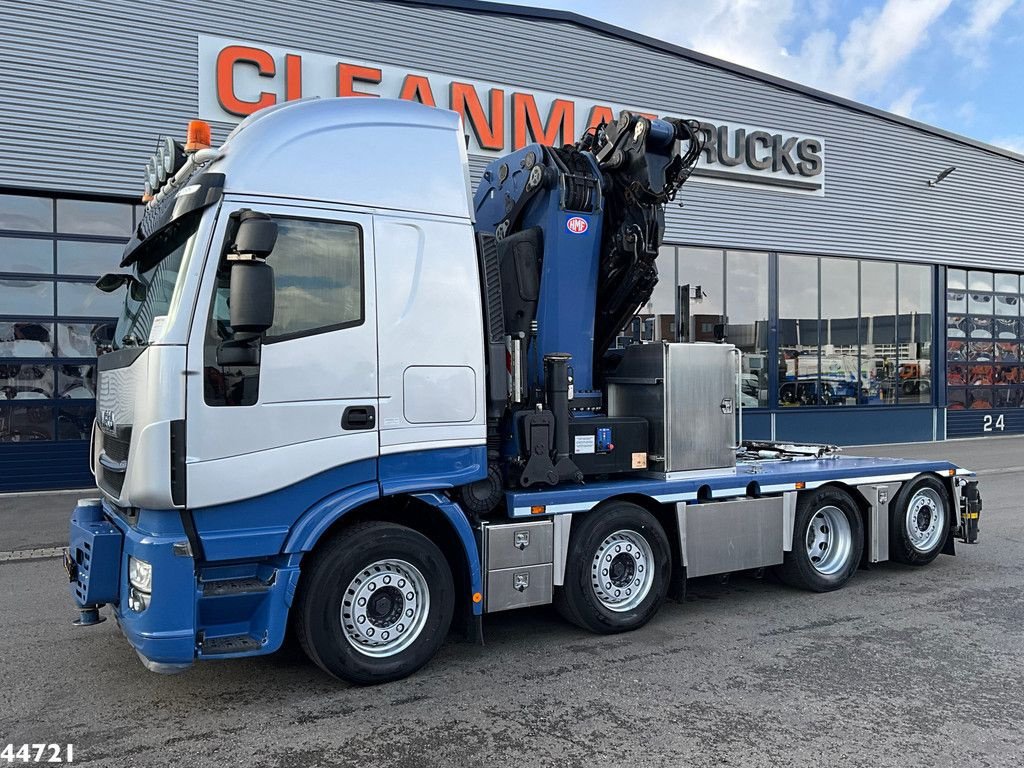 LKW van het type Iveco Stralis AS320S51Y Euro 6 HMF 85 Tonmeter laadkraan + Fly-Jib, Gebrauchtmaschine in ANDELST (Foto 10)