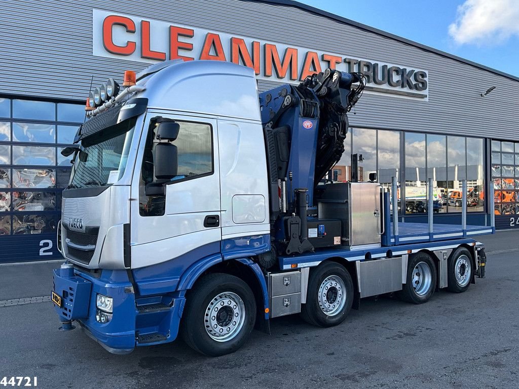 LKW des Typs Iveco Stralis AS320S51Y Euro 6 HMF 85 Tonmeter laadkraan + Fly-Jib, Gebrauchtmaschine in ANDELST (Bild 2)