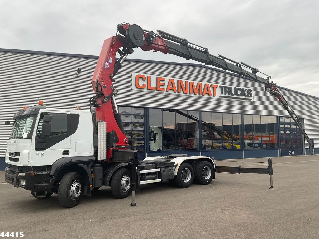 LKW typu Iveco Trakker AT410T41 8x4 HMF 85 Tonmeter laadkraan + Fly-Jib!, Gebrauchtmaschine w ANDELST (Zdjęcie 2)