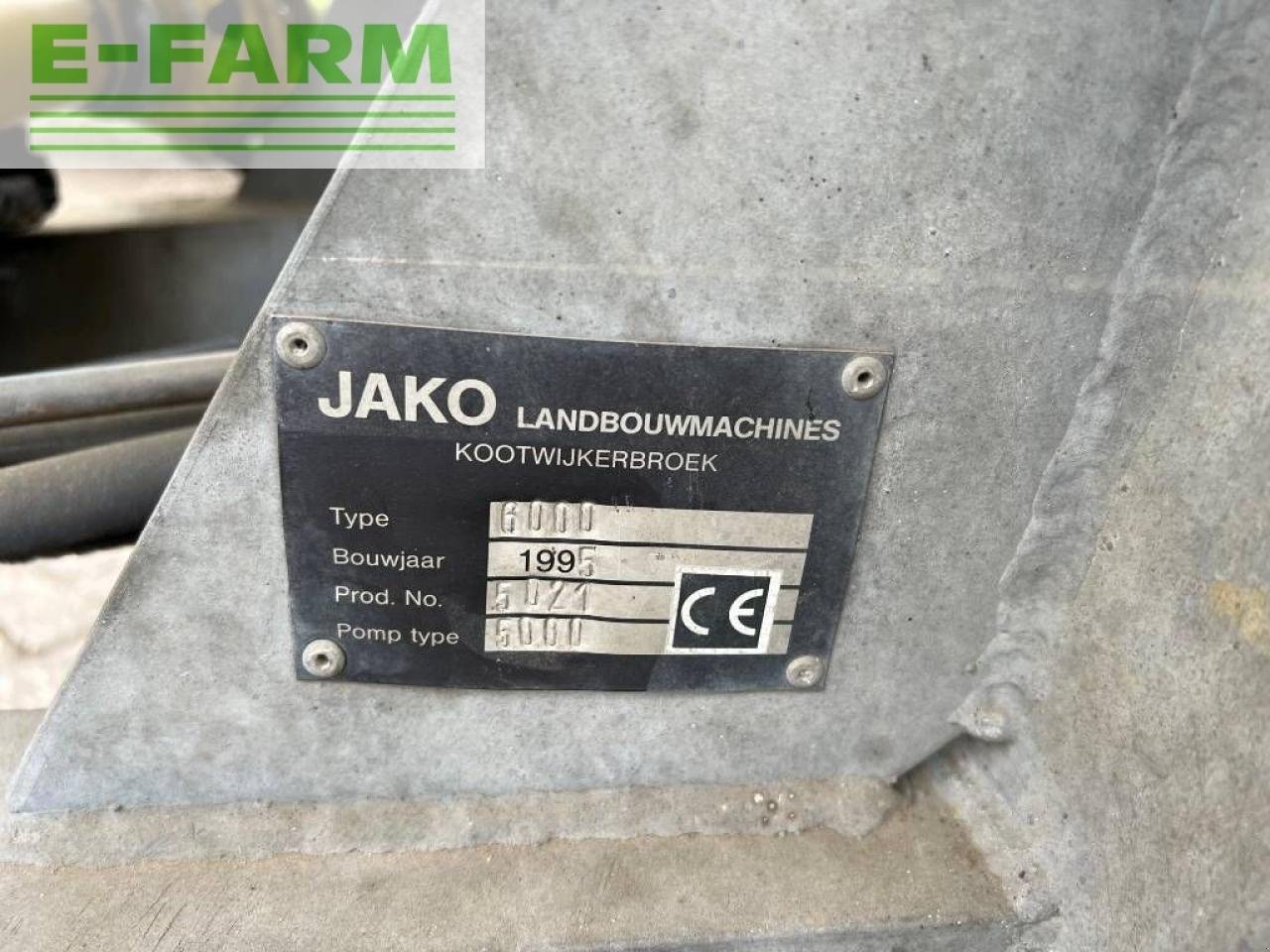 LKW του τύπου JAKO + slootsmid bemester tank 6000 liter, Gebrauchtmaschine σε ag BROEKLAND (Φωτογραφία 8)
