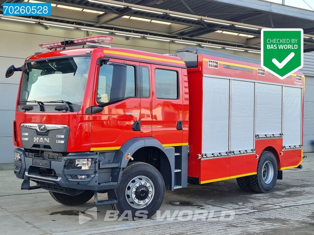 LKW of the type MAN TGM 18.320 4X4 NEW! Feuerwehr Fire Truck Volkan pump Navi Euro 6, Neumaschine in Veghel (Picture 1)