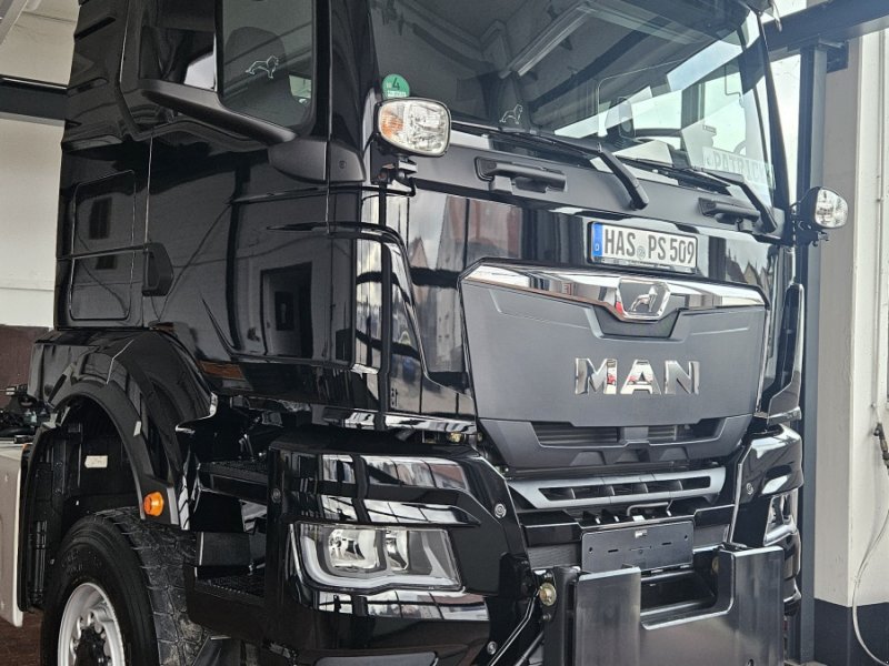 LKW of the type MAN TGS 18.510, Neumaschine in Maroldsweisach (Picture 1)