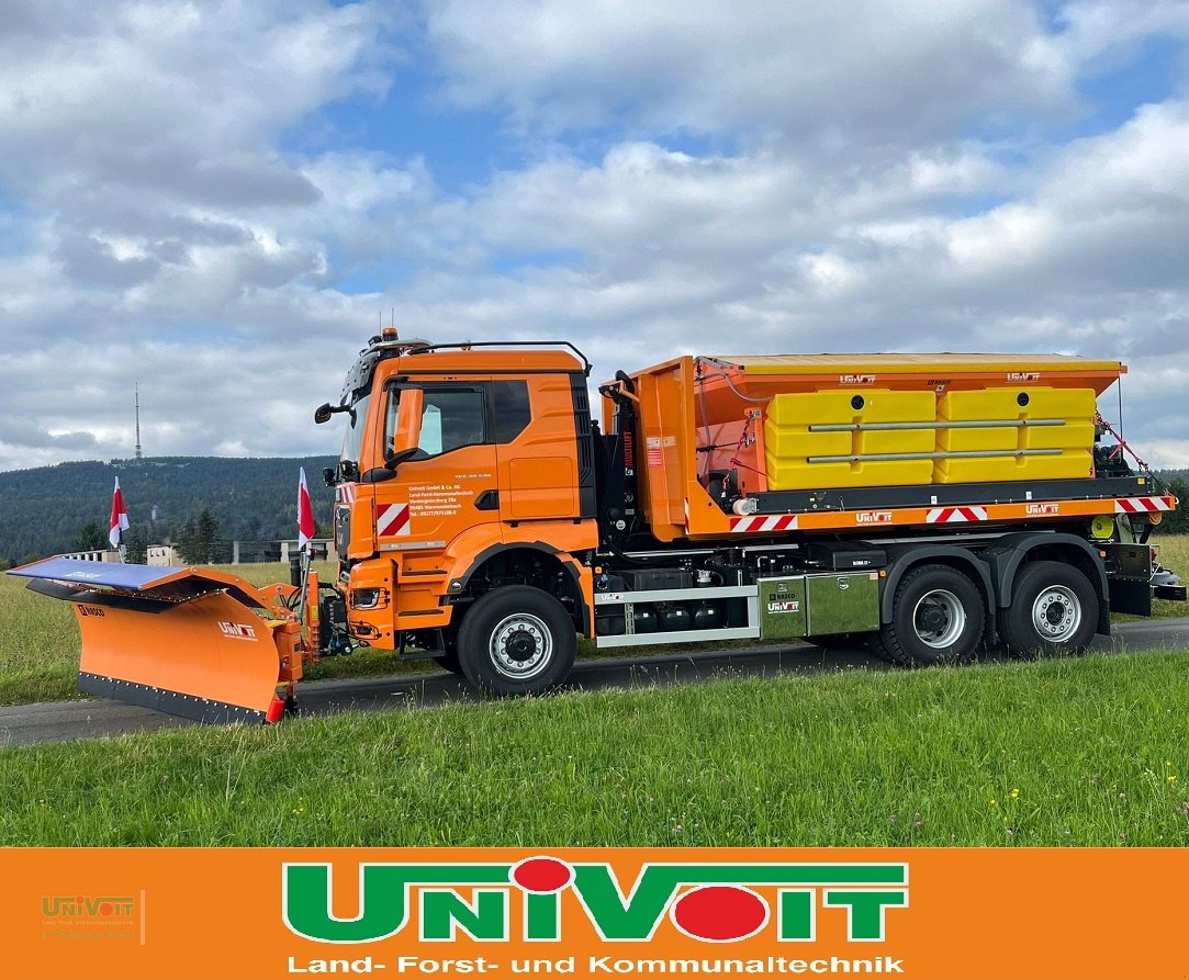 LKW typu MAN TGS 28.520 Allrad mit Lift Lenkachse Multlift Abroller + Streuer + Schneepflug Winterdienst, Gebrauchtmaschine v Warmensteinach (Obrázok 3)