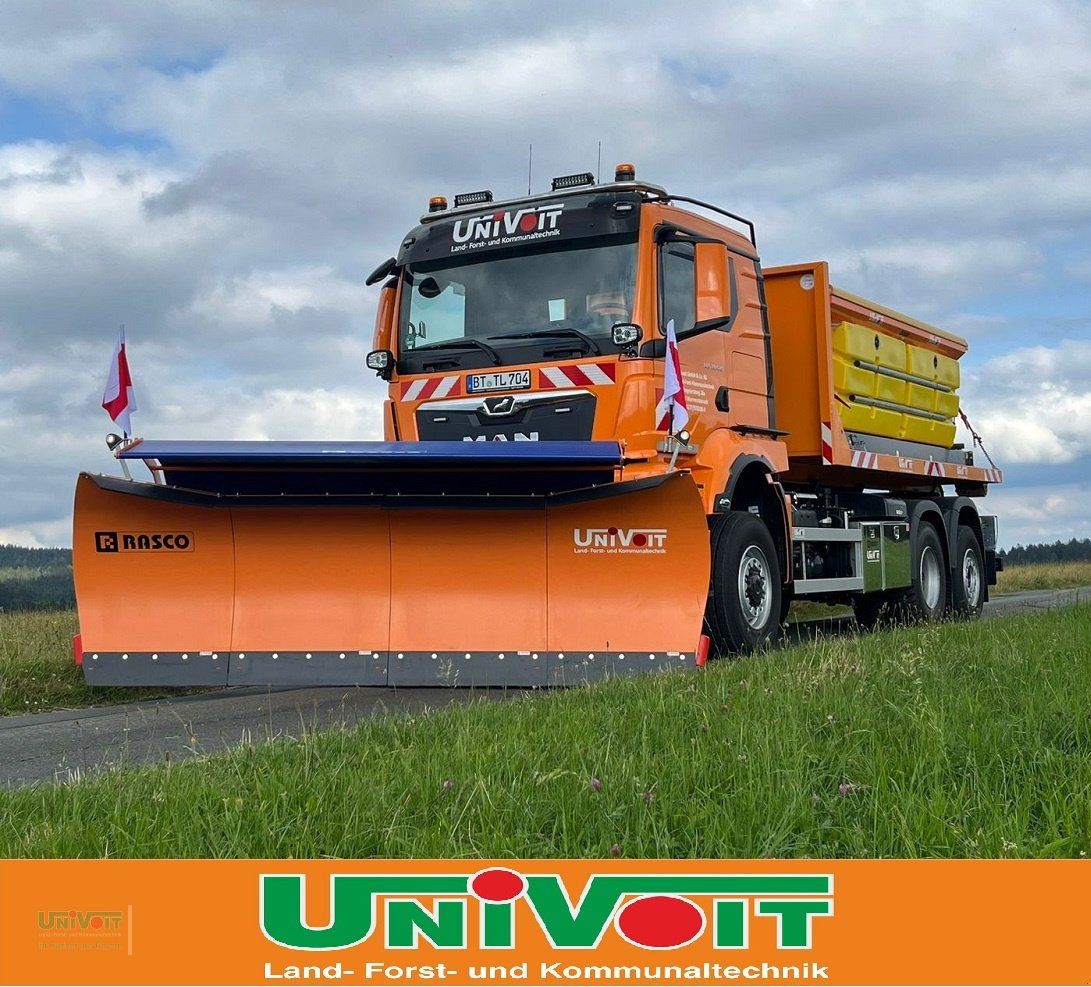 LKW del tipo MAN TGS 28.520 Allrad mit Lift Lenkachse Multlift Abroller + Streuer + Schneepflug Winterdienst, Gebrauchtmaschine In Warmensteinach (Immagine 12)