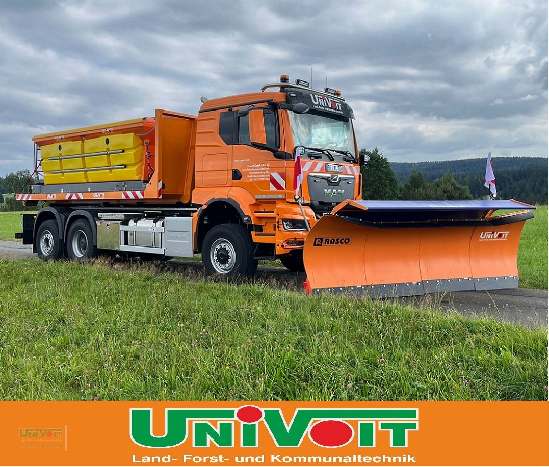 LKW of the type MAN TGS 28.520 Allrad mit Lift Lenkachse Multlift Abroller + Streuer + Schneepflug Winterdienst, Gebrauchtmaschine in Warmensteinach (Picture 20)