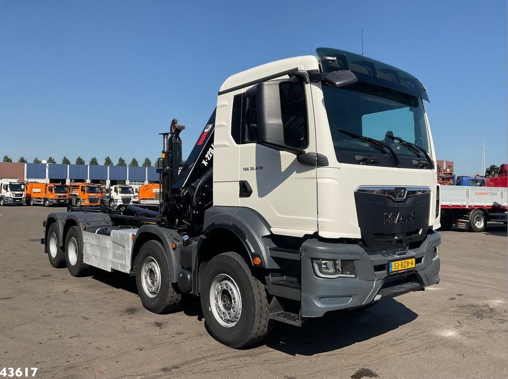 LKW du type MAN TGS 32.470 8x4 Euro 6 Hiab 22 Tonmeter laadkraan Just 68.765 Km!, Gebrauchtmaschine en ANDELST (Photo 5)