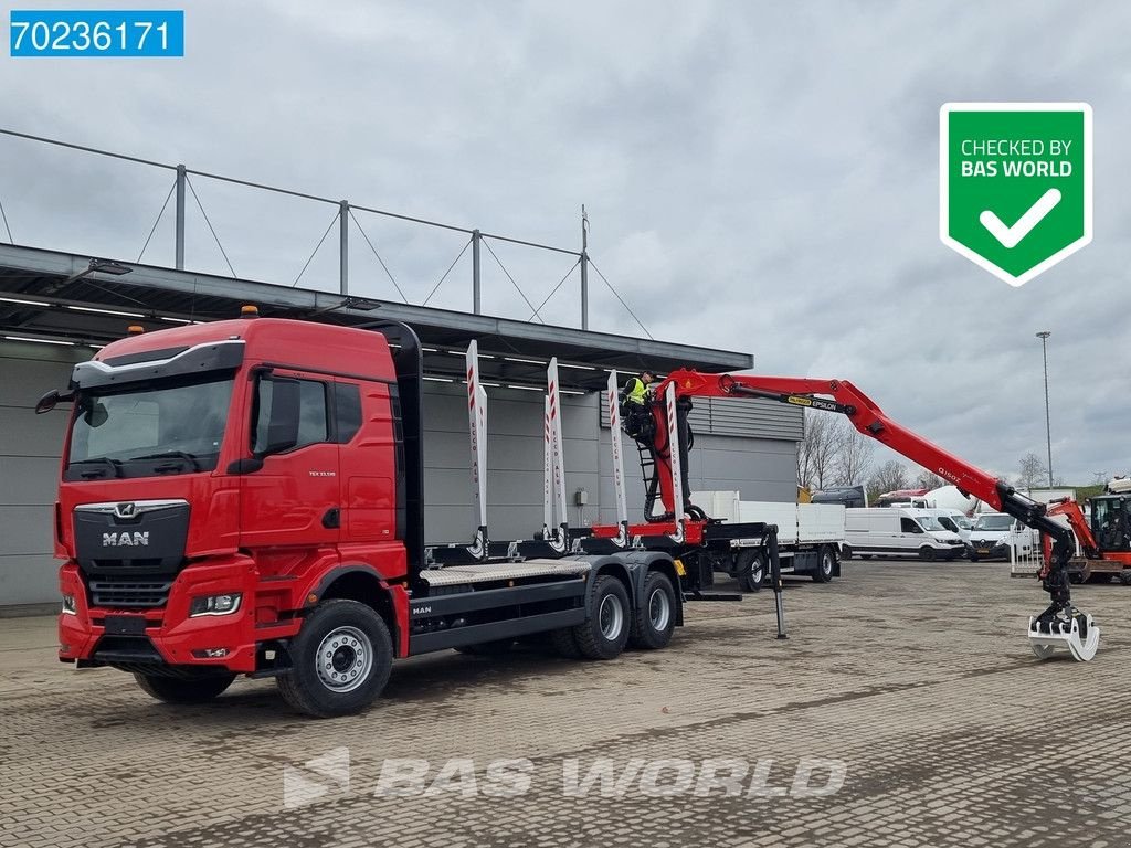 LKW of the type MAN TGS 33.510 6X4 NEW! Palfinger Epsilon Q150Z96 Retarder Euro 6, Neumaschine in Veghel (Picture 1)