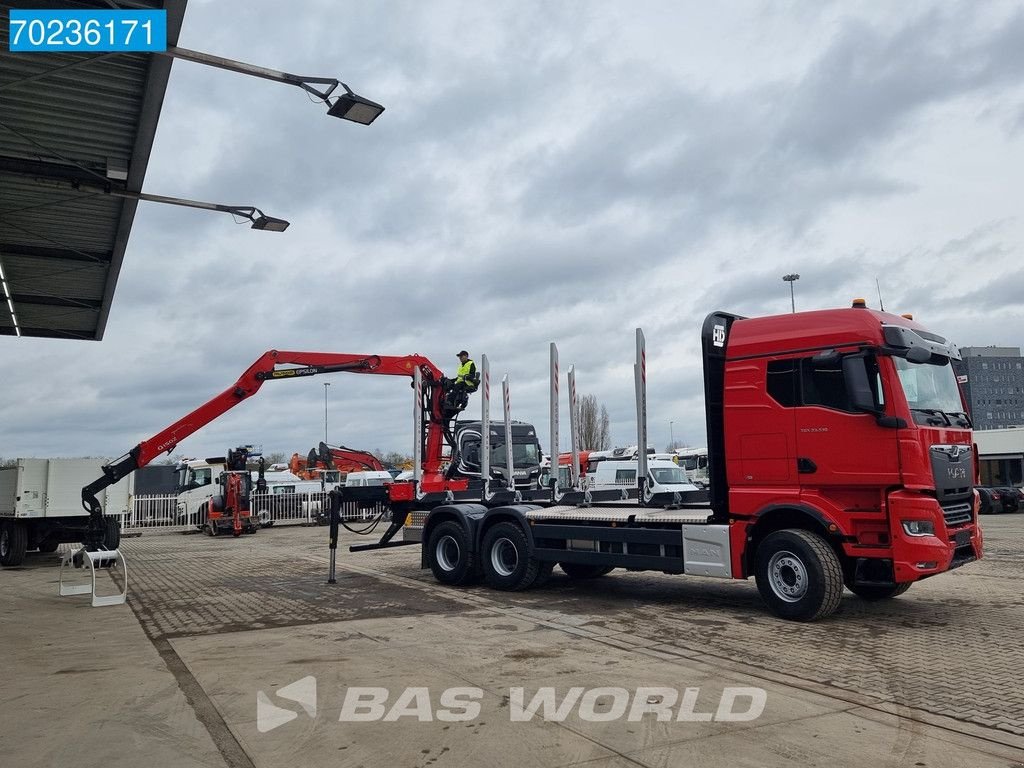 LKW Türe ait MAN TGS 33.510 6X4 NEW! Palfinger Epsilon Q150Z96 Retarder Euro 6, Neumaschine içinde Veghel (resim 7)