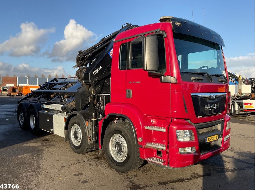 LKW del tipo MAN TGS 35.480 8x4H Euro 6 HMF 40 Tonmeter laadkraan + Fly-Jib!, Gebrauchtmaschine en ANDELST (Imagen 3)