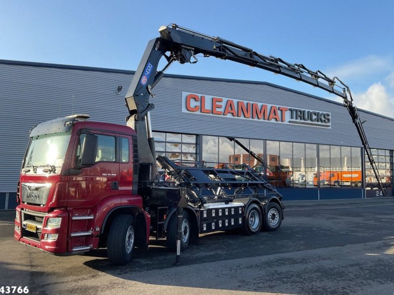 LKW typu MAN TGS 35.480 8x4H Euro 6 HMF 40 Tonmeter laadkraan + Fly-Jib!, Gebrauchtmaschine v ANDELST (Obrázok 1)