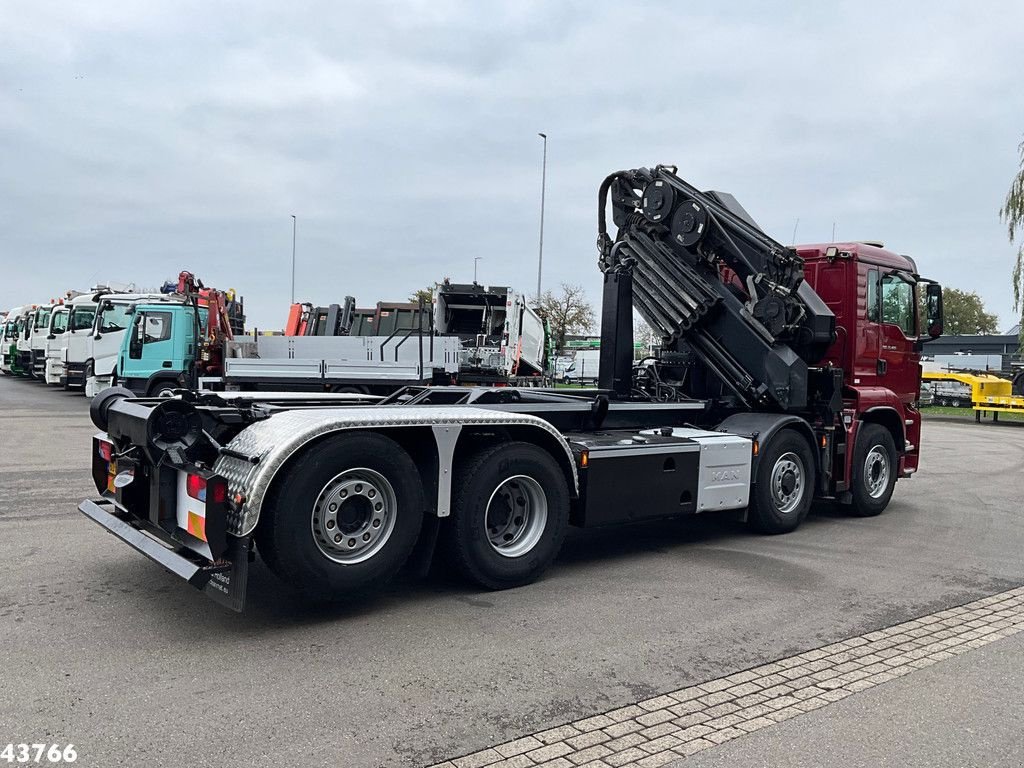 LKW a típus MAN TGS 35.480 8x4H Euro 6 HMF 40 Tonmeter laadkraan + Fly-Jib, Gebrauchtmaschine ekkor: ANDELST (Kép 4)