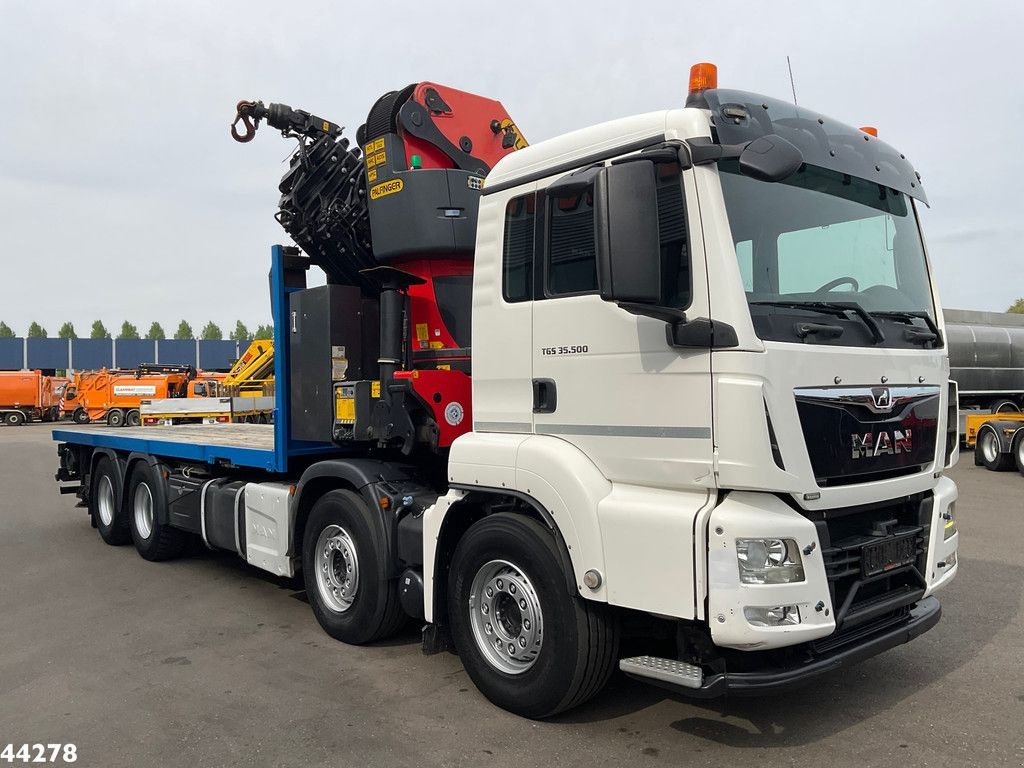 LKW Türe ait MAN TGS 35.500 8x4 Palfinger 78 Tonmeter laadkraan, Gebrauchtmaschine içinde ANDELST (resim 8)