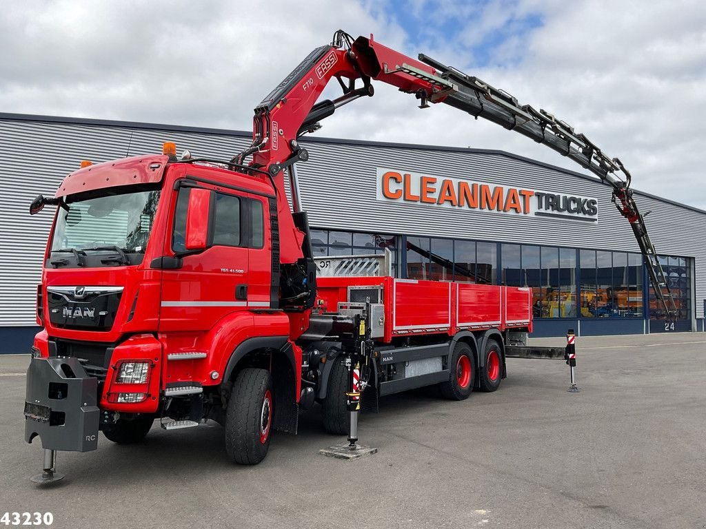 LKW tip MAN TGS 41.500 8x8 Fassi 70 Tonmeter laadkraan + Fly-Jib! Just 20.74, Gebrauchtmaschine in ANDELST (Poză 1)