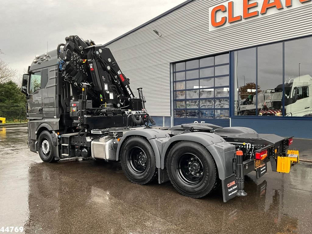 LKW van het type MAN TGX 26.580 6x4 Euro 6 Retarder Hiab 30 Tonmeter laadkraan + Fly-, Neumaschine in ANDELST (Foto 4)