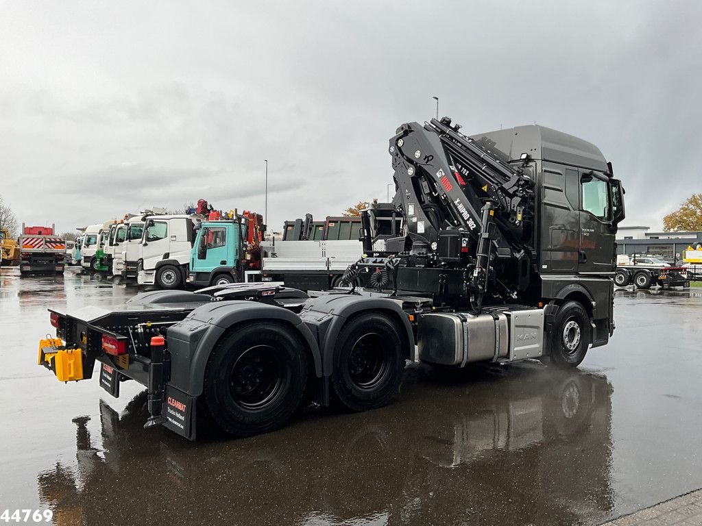 LKW typu MAN TGX 26.580 6x4 Euro 6 Retarder Hiab 30 Tonmeter laadkraan + Fly-, Neumaschine w ANDELST (Zdjęcie 5)