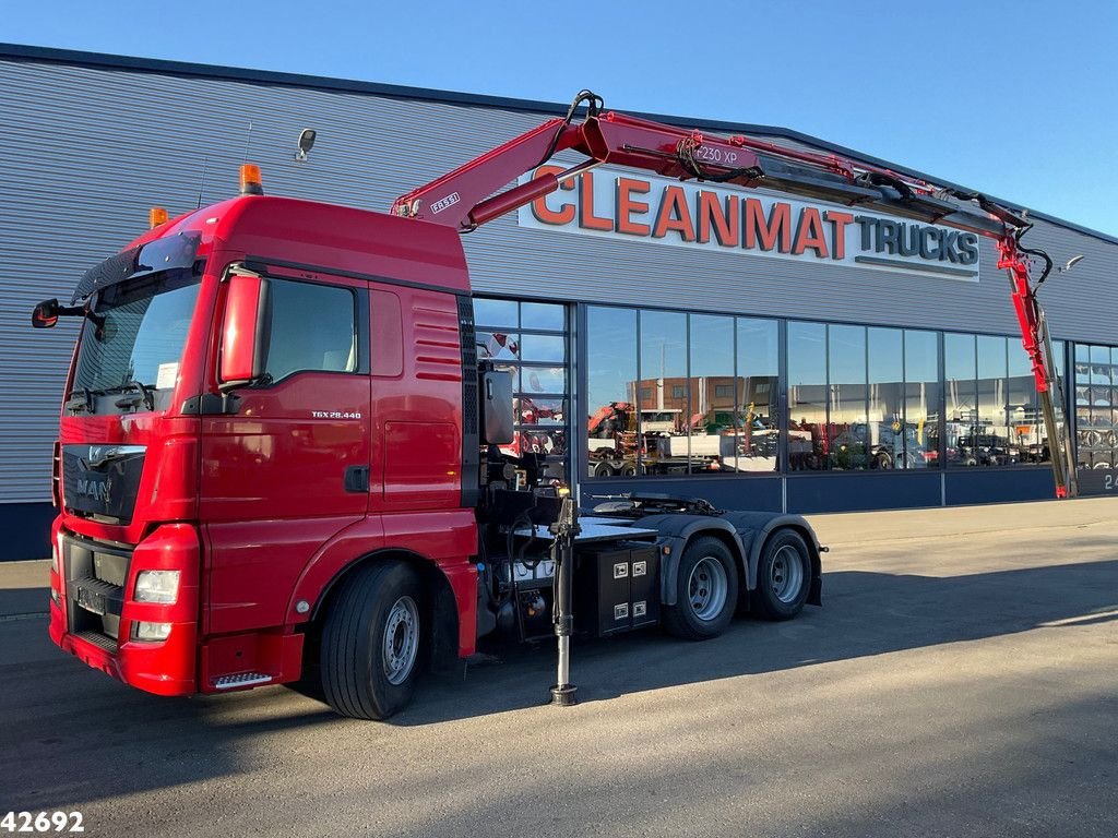 LKW от тип MAN TGX 28.440 Euro 6 Fassi 23 Tonmeter laadkraan + Fly-Jib, Gebrauchtmaschine в ANDELST (Снимка 1)