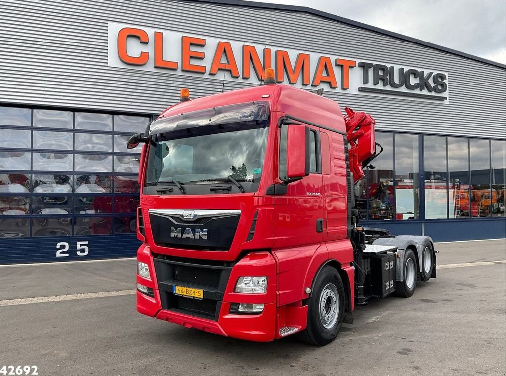 LKW типа MAN TGX 28.440 Euro 6 Fassi 23 Tonmeter laadkraan + Fly-Jib, Gebrauchtmaschine в ANDELST (Фотография 2)