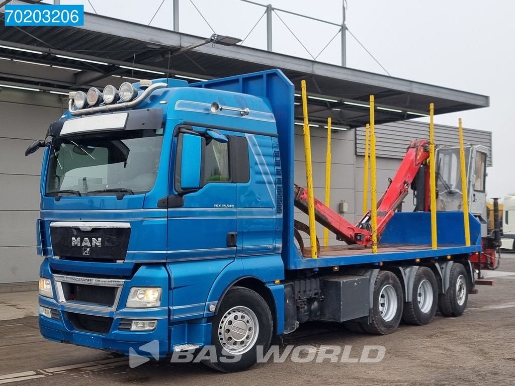 LKW du type MAN TGX 35.540 8X4 Palfinger Epsilon E110Z96 Z-Crane Holztransport E, Gebrauchtmaschine en Veghel (Photo 10)