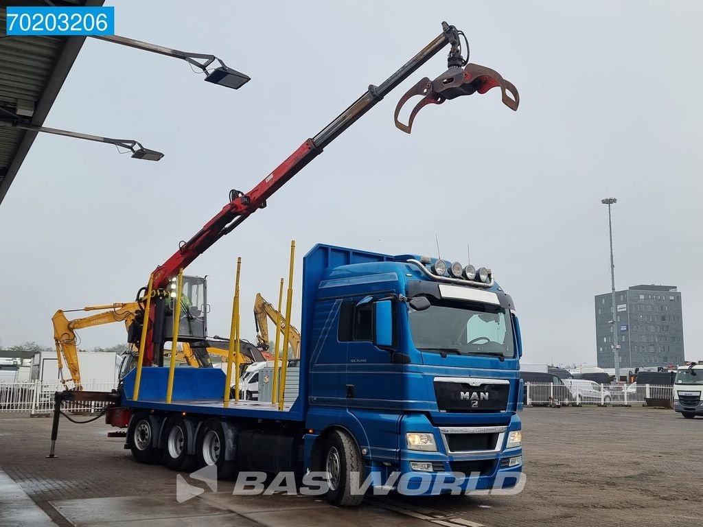 LKW tipa MAN TGX 35.540 8X4 Palfinger Epsilon E110Z96 Z-Crane Holztransport E, Gebrauchtmaschine u Veghel (Slika 8)