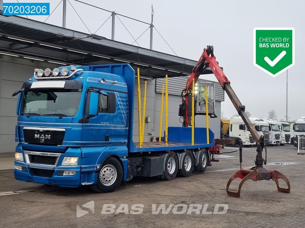 LKW du type MAN TGX 35.540 8X4 Palfinger Epsilon E110Z96 Z-Crane Holztransport E, Gebrauchtmaschine en Veghel (Photo 1)