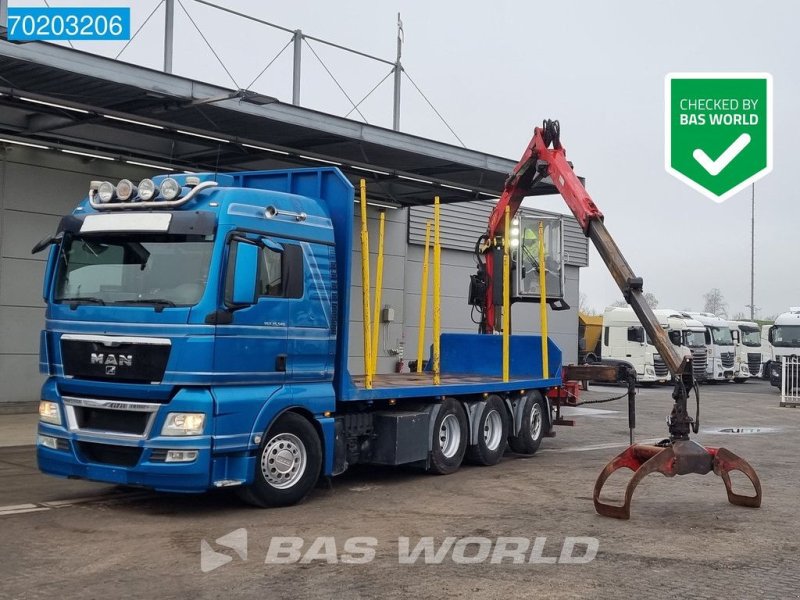 LKW tipa MAN TGX 35.540 8X4 Palfinger Epsilon E110Z96 Z-Crane Holztransport E, Gebrauchtmaschine u Veghel (Slika 1)