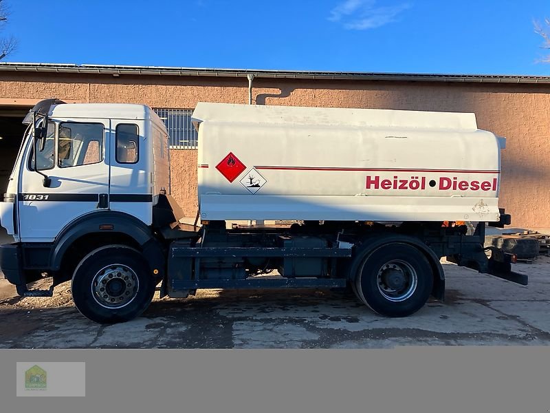 LKW Türe ait Mercedes-Benz SK 1831 L Tankwagen *Mit Behältertüv und allen Genemigungen*, Gebrauchtmaschine içinde Salsitz (resim 5)