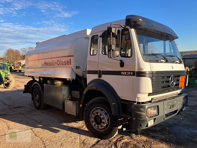 LKW Türe ait Mercedes-Benz SK 1831 L Tankwagen *Mit Behältertüv und allen Genemigungen*, Gebrauchtmaschine içinde Salsitz (resim 3)