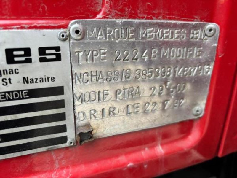 LKW a típus Mercedes 2224, Gebrauchtmaschine ekkor: Bourron Marlotte (Kép 8)