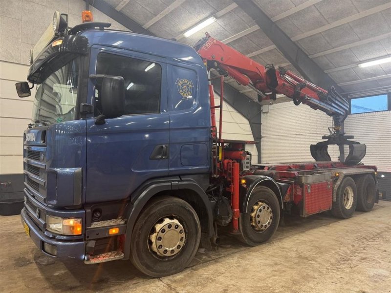 LKW des Typs Scania 164 G Med Robson, Hejs og Fassi kran., Gebrauchtmaschine in Haderup (Bild 1)