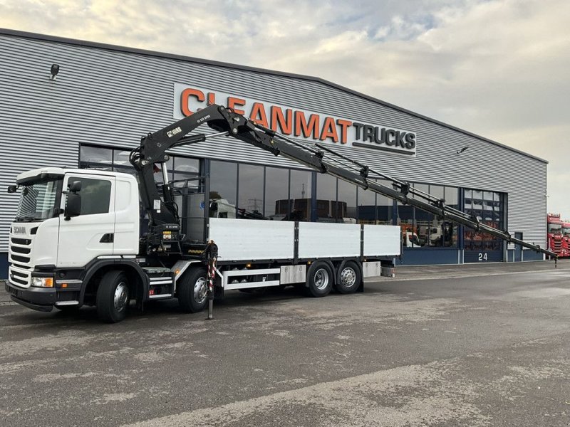 LKW del tipo Scania G 450 8x2 Euro 6 Hiab 32 Tonmeter laadkraan Just 114.221 km!, Gebrauchtmaschine en ANDELST (Imagen 1)