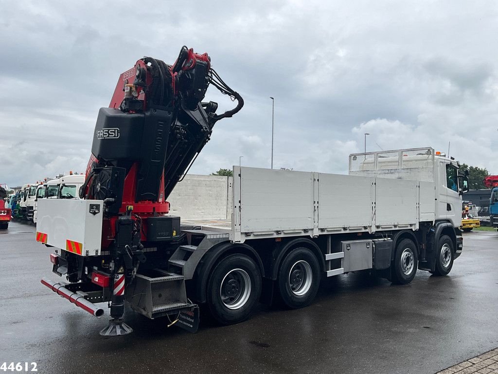 LKW Türe ait Scania G 450 8x4 Euro 6 Fassi 66 Tonmeter laadkraan + Fly-jib Just 176., Gebrauchtmaschine içinde ANDELST (resim 5)