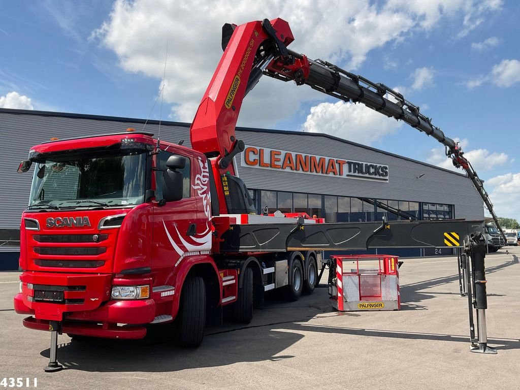 LKW typu Scania G 450 8x4 Full Steel Palfinger 200 Tonmeter laadkraan + Fly-Jib, Gebrauchtmaschine v ANDELST (Obrázok 1)