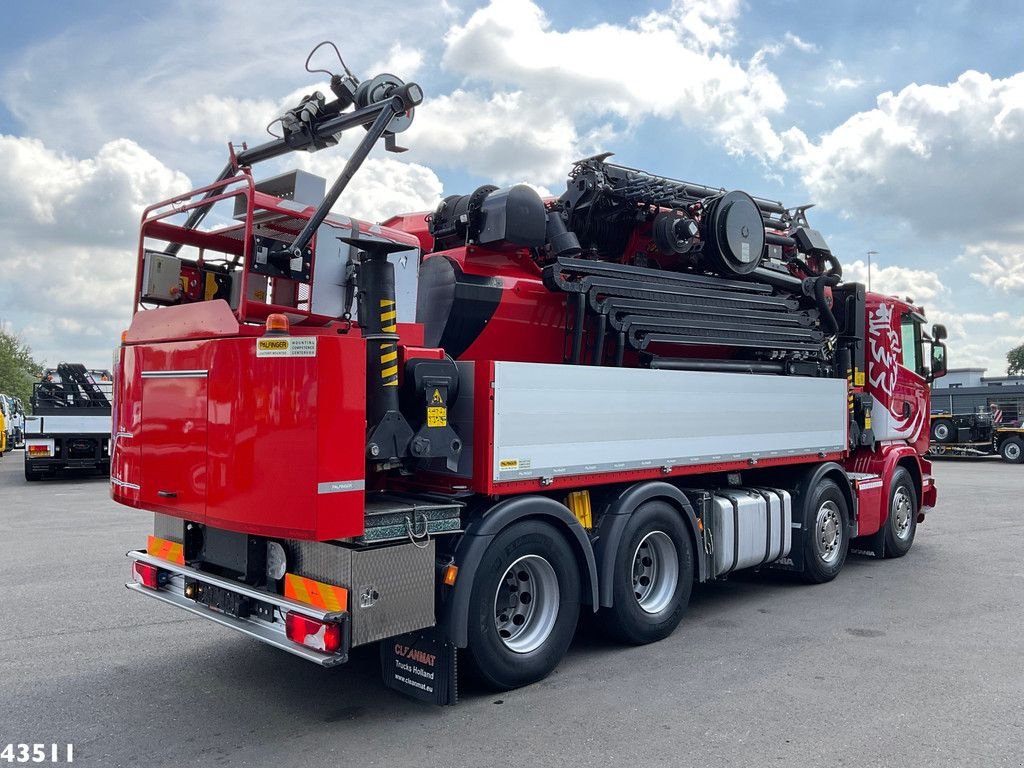 LKW du type Scania G 450 8x4 Full Steel Palfinger 200 Tonmeter laadkraan + Fly-Jib, Gebrauchtmaschine en ANDELST (Photo 10)