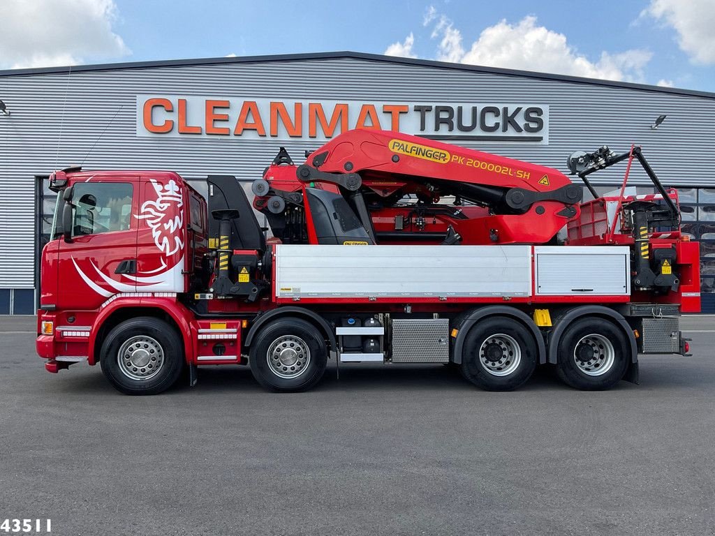 LKW du type Scania G 450 8x4 Full Steel Palfinger 200 Tonmeter laadkraan + Fly-Jib, Gebrauchtmaschine en ANDELST (Photo 4)