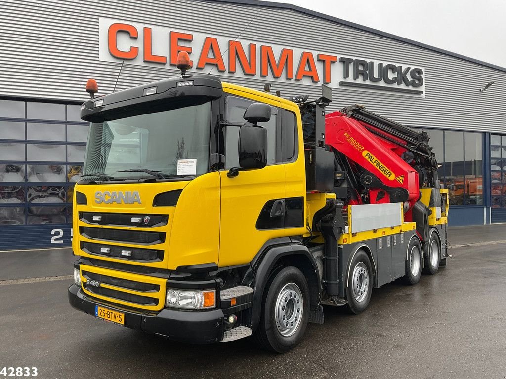 LKW of the type Scania G 490 8x4 Euro 6 Palfinger 150 Tonmeter laadkraan + JIB Just 67., Gebrauchtmaschine in ANDELST (Picture 8)