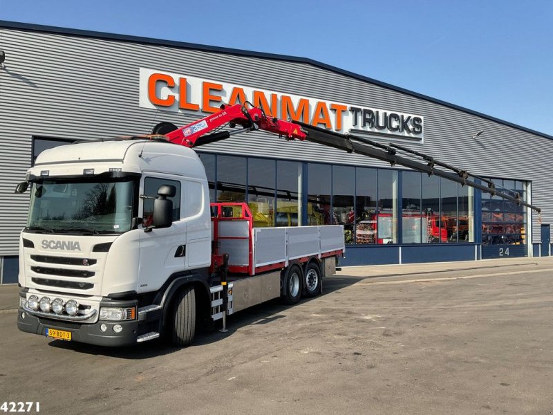 LKW of the type Scania G 490 Euro 6 HMF 26 ton/meter laadkraan, Gebrauchtmaschine in ANDELST