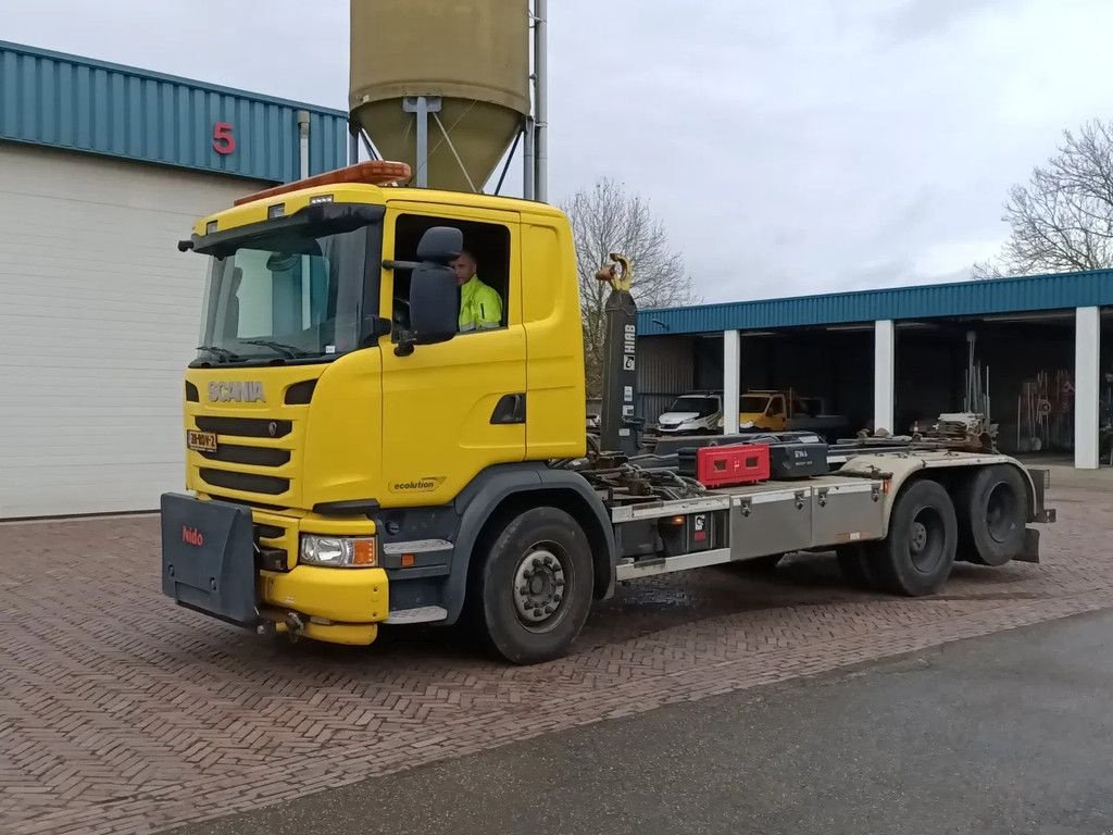 LKW of the type Scania G450 met haakarm Hiab 21T, Gebrauchtmaschine in Groningen (Picture 1)