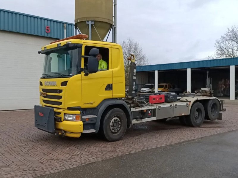 LKW of the type Scania G450 met haakarm Hiab 21T, Gebrauchtmaschine in Groningen