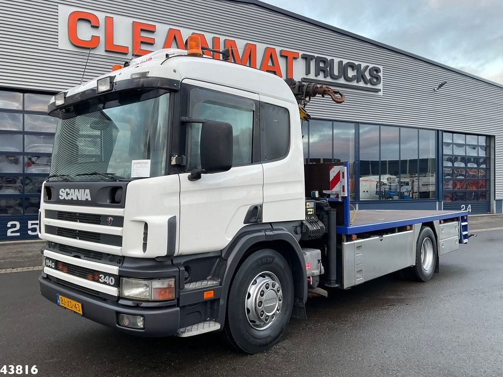 LKW Türe ait Scania P 114.340 Manual Retarder Palfinger 9,5 Tonmeter laadkraan, Gebrauchtmaschine içinde ANDELST (resim 2)